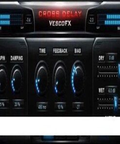 VescoFX - Cross Delay Advanced Stereo Delay Plugin 1.0.0 - Full Version