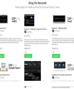 King Oz & DSPplug - Plugins Bundle 22.11.2020 - Full Version