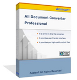 Aostsoft All Document Converter Professional 4.0.2 - Full Version